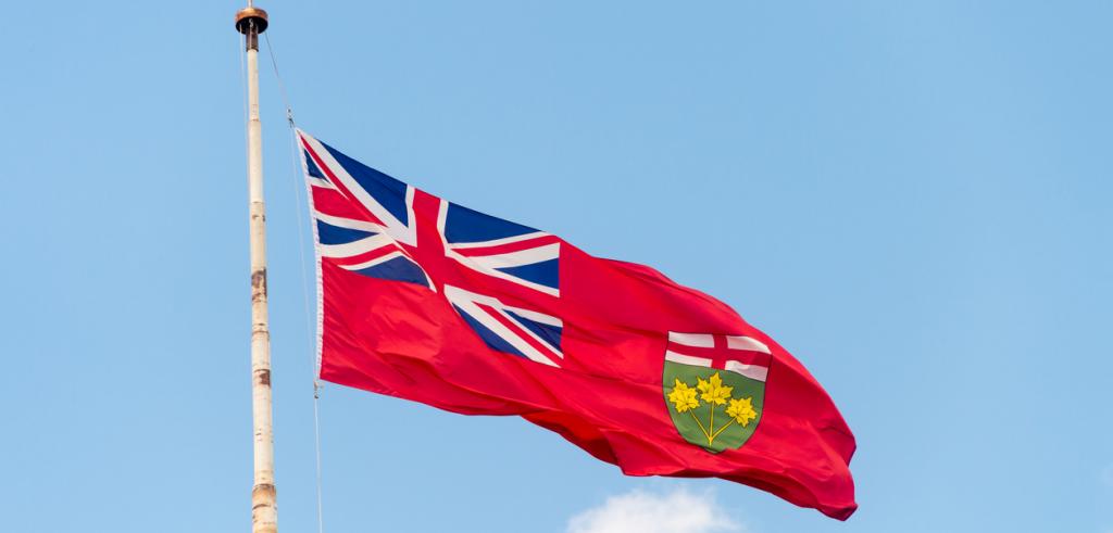 Ontario Drapeau d'Ontario