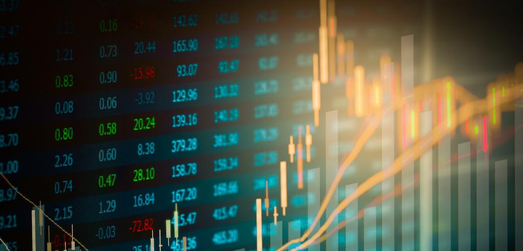Stock market ticker Stock market ticker