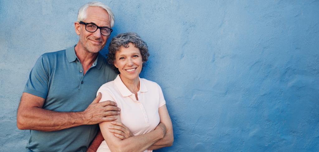 Retired couple Portrait of retired couple