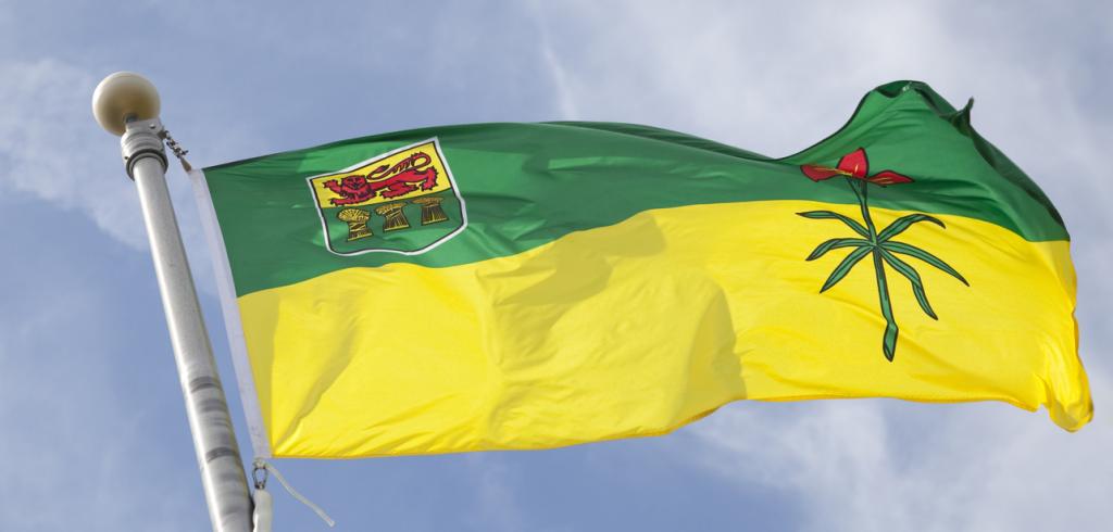 SK flag Saskatchewan flag